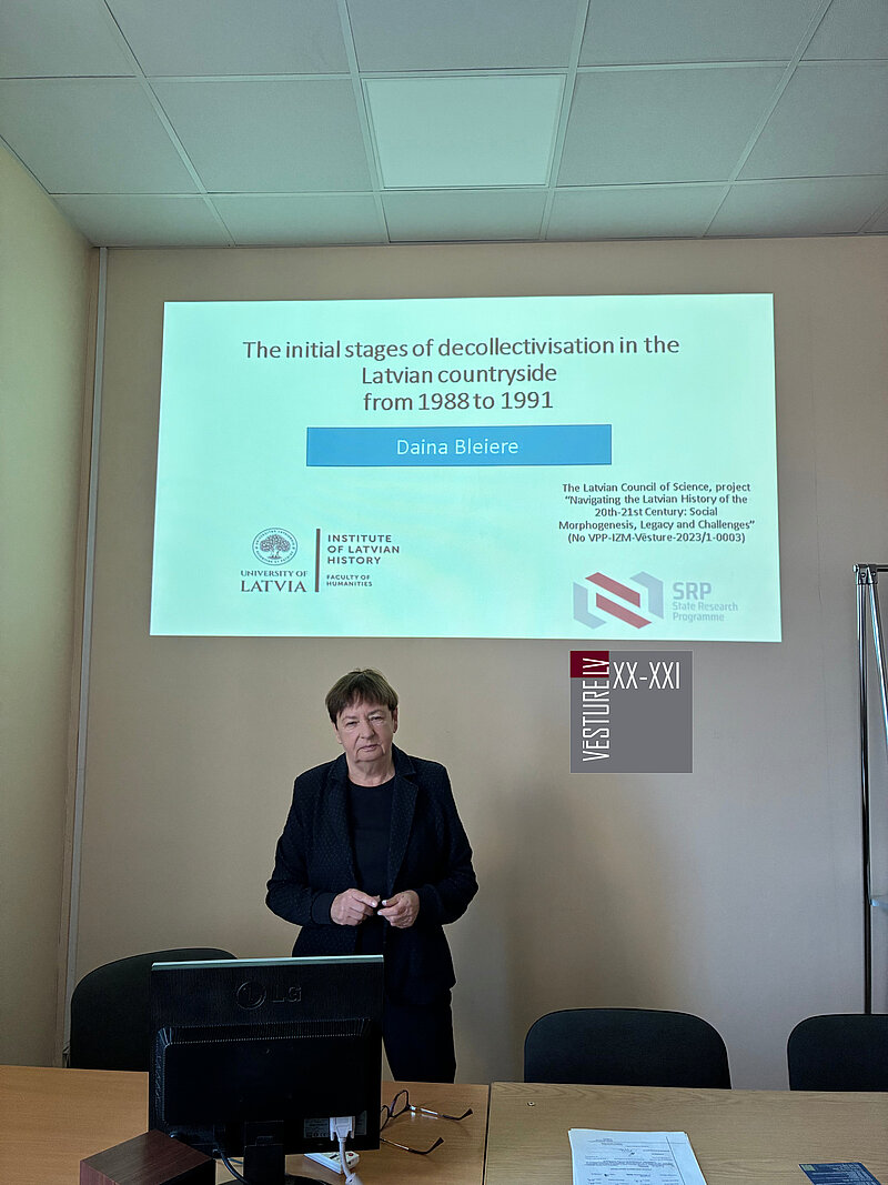 Participation in the workshop "Writing a history of subjectivities in the Baltics“