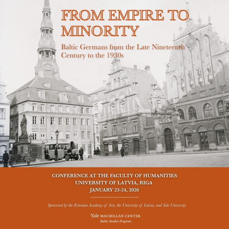Conference "From Empire to Minority: Baltic Germans from Late Nineteenth Century to the 1930s" 
