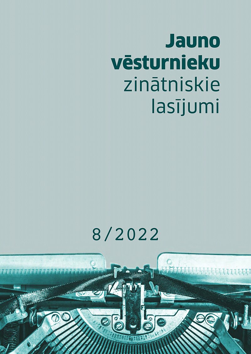 Izdots krājums "Jauno vēsturnieku zinātniskie lasījumi VIII”