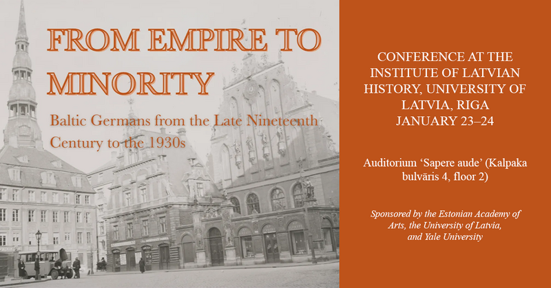 Vācbaltiešu vēsturei veltīta konference