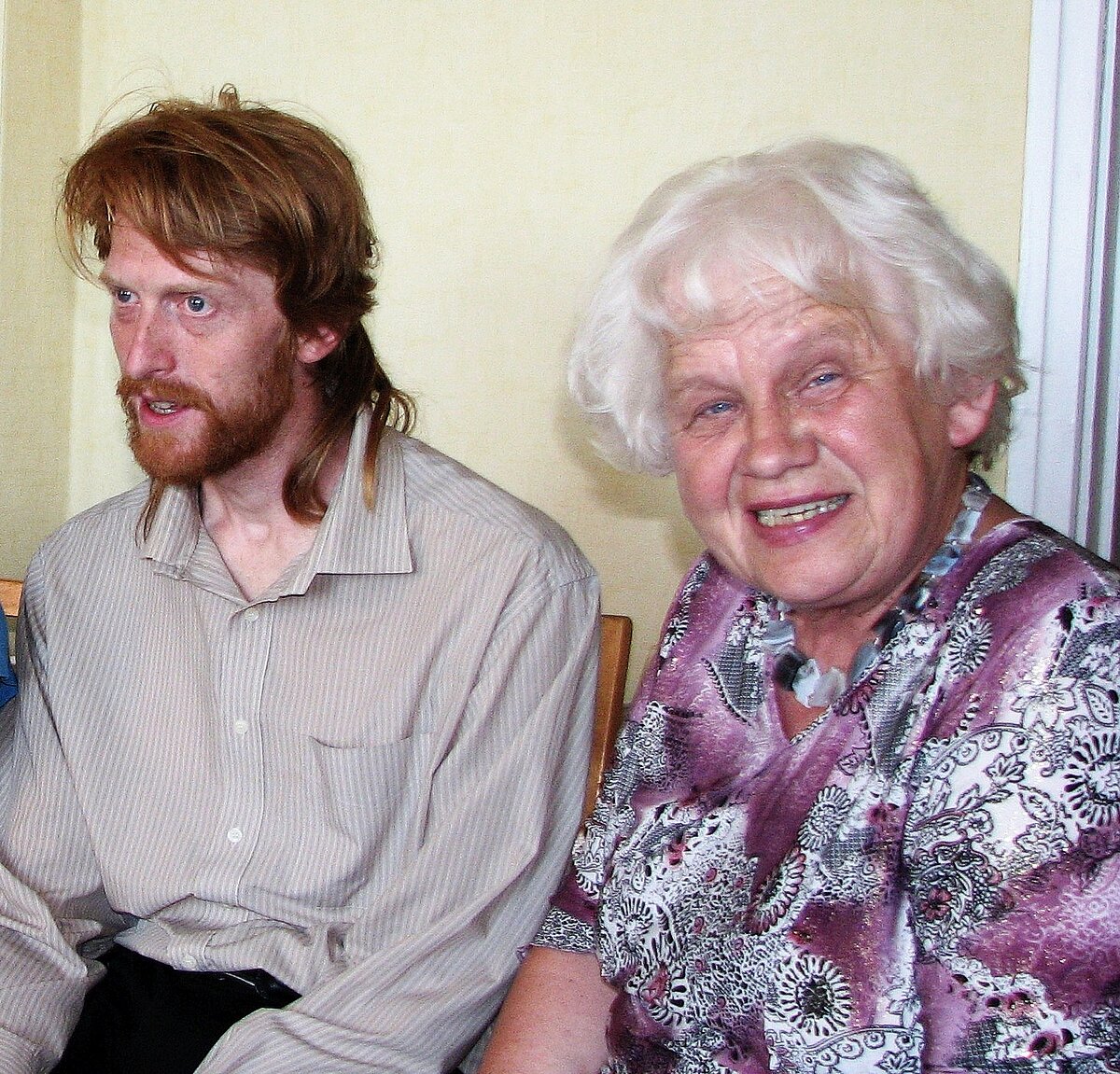 Ilga Zagorska un akmens laikmeta pētnieks Valdis Bērziņš