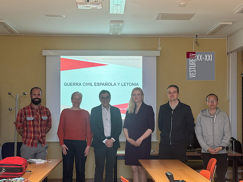 Ph. D. Gintas Ievas Bikšes vieslekcija Madrides Komplutenses universitātē